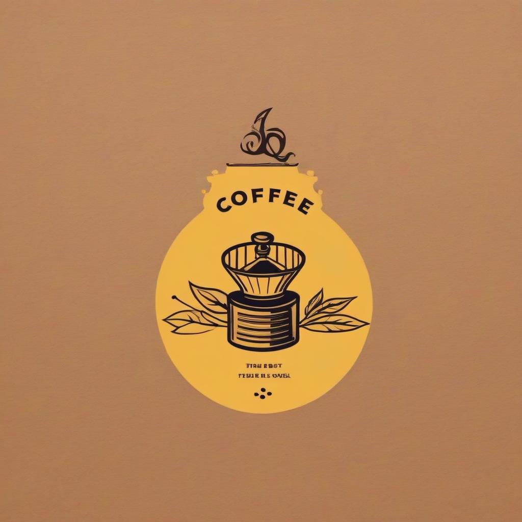  Draw a coffee grinder logo