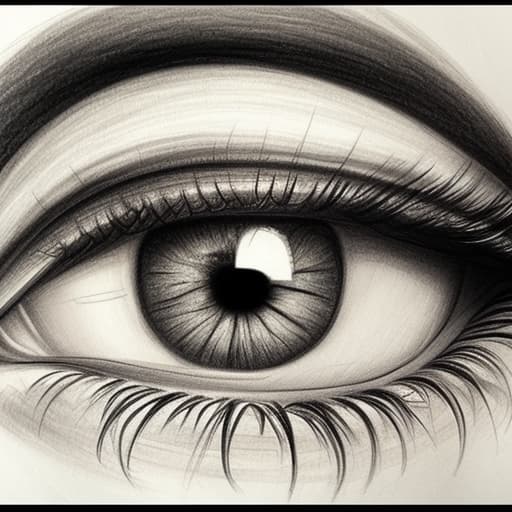  A beautiful drawing of an eyes