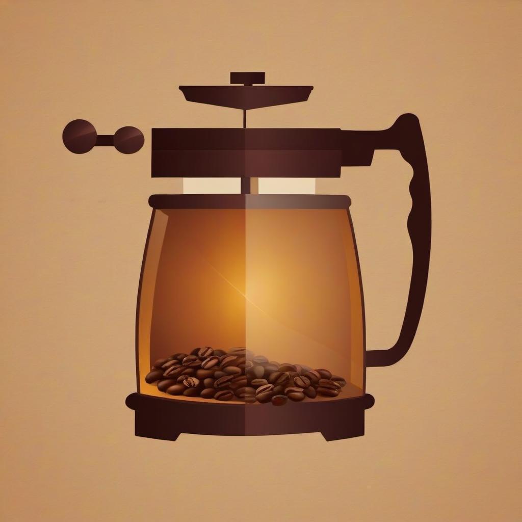  Draw a coffee grinder logo