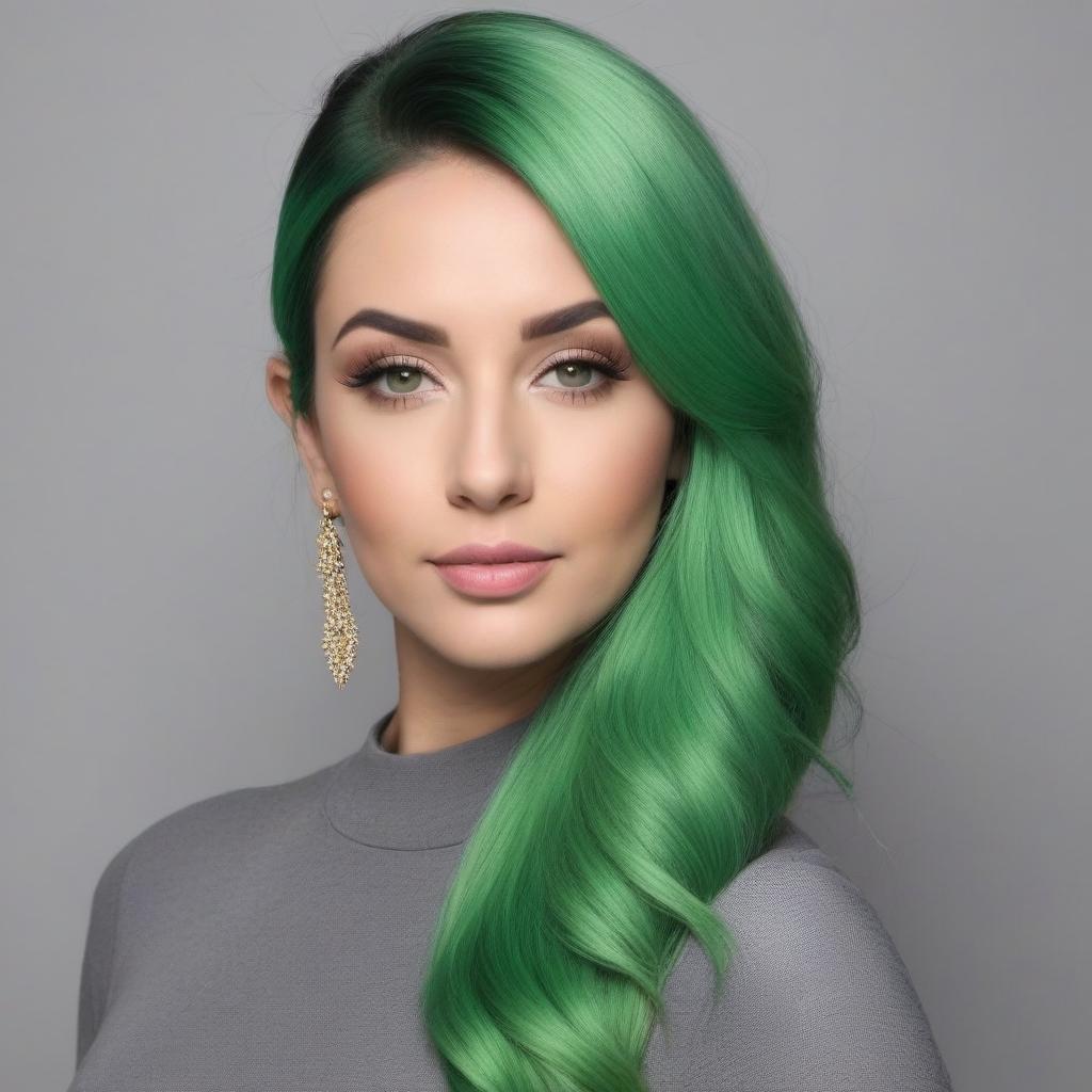  Green hair