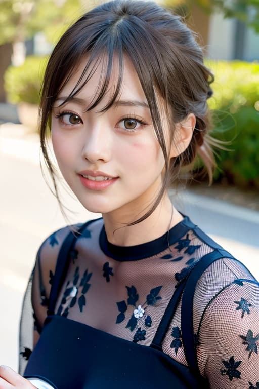  Satomi Ishihara, smile, big tits, bust up, (Masterpiece, BestQuality:1.3), (ultra detailed:1.2), (hyperrealistic:1.3), (RAW photo:1.2),High detail RAW color photo, professional photograph, (Photorealistic:1.4), (realistic:1.4), ,professional lighting, (japanese), beautiful face, (realistic face)