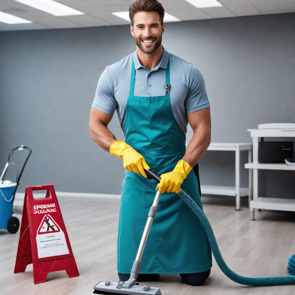  Display images of cleaning job listings in Spokane, WA that are currently hiring. hyperrealistic, full body, detailed clothing, highly detailed, cinematic lighting, stunningly beautiful, intricate, sharp focus, f/1. 8, 85mm, (centered image composition), (professionally color graded), ((bright soft diffused light)), volumetric fog, trending on instagram, trending on tumblr, HDR 4K, 8K