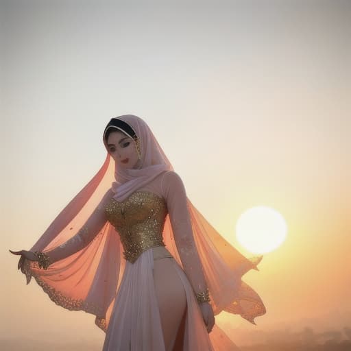  photo about idul adha festival Sunrise Splendors hyperrealistic, full body, detailed clothing, highly detailed, cinematic lighting, stunningly beautiful, intricate, sharp focus, f/1. 8, 85mm, (centered image composition), (professionally color graded), ((bright soft diffused light)), volumetric fog, trending on instagram, trending on tumblr, HDR 4K, 8K