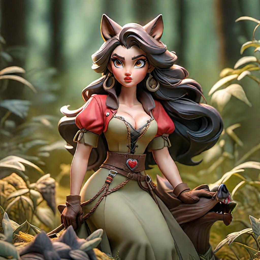  Valley of the Wolves series hyperrealistic, full body, detailed clothing, highly detailed, cinematic lighting, stunningly beautiful, intricate, sharp focus, f/1. 8, 85mm, (centered image composition), (professionally color graded), ((bright soft diffused light)), volumetric fog, trending on instagram, trending on tumblr, HDR 4K, 8K