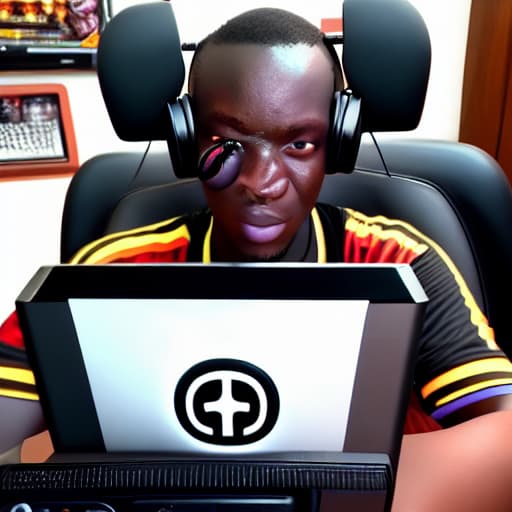  A Zimbabwean gamer with a Eye Cathcing title for a Twithch channel