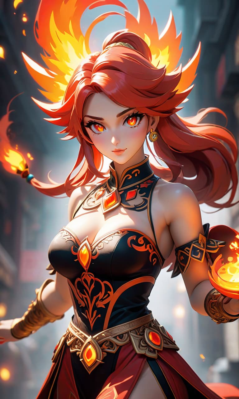  minimalist style Ink, vector graphics, lina girl With fiery eyes from the game dota 2, full length, Floating in the air, barefoot, black and white background in vector style, Colorful, Ultra HD, HDR, Excited, Strong, Artificial Lighting, Anti Aliasing, insanely detailed and intricate, elegant, ornate, hyper realistic, super detailed. . simple, clean, uncluttered, modern, elegant, hkmagic hyperrealistic, full body, detailed clothing, highly detailed, cinematic lighting, stunningly beautiful, intricate, sharp focus, f/1. 8, 85mm, (centered image composition), (professionally color graded), ((bright soft diffused light)), volumetric fog, trending on instagram, trending on tumblr, HDR 4K, 8K