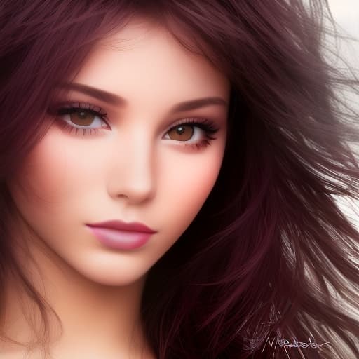  Model, Myrtle Guzman, beautiful Face, hyperrealistic