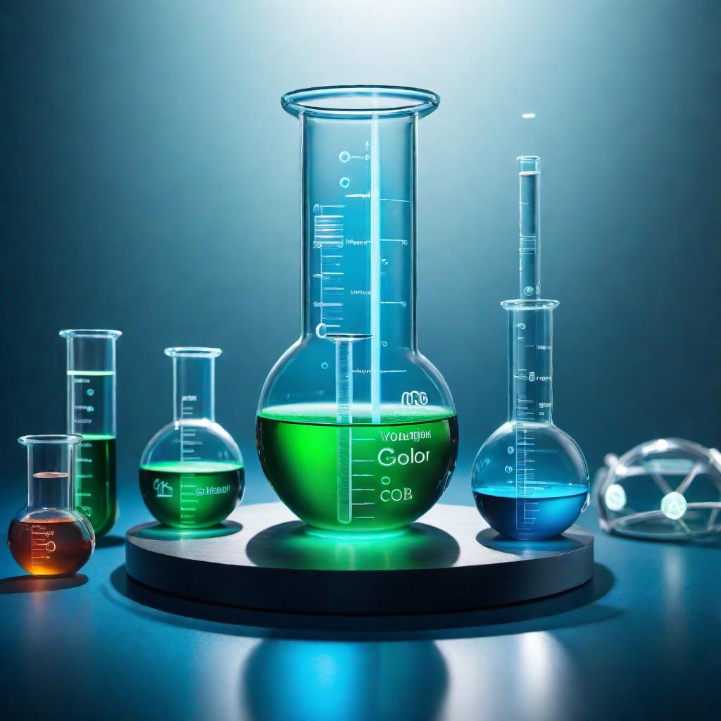  A modern, sleek chemistry logo. Incorporate elements such as a molecular structure, test tubes, and an atom. Use a color palette with shades of blue and green. The design should convey innovation, precision, and scientific excellence. hyperrealistic, full body, detailed clothing, highly detailed, cinematic lighting, stunningly beautiful, intricate, sharp focus, f/1. 8, 85mm, (centered image composition), (professionally color graded), ((bright soft diffused light)), volumetric fog, trending on instagram, trending on tumblr, HDR 4K, 8K