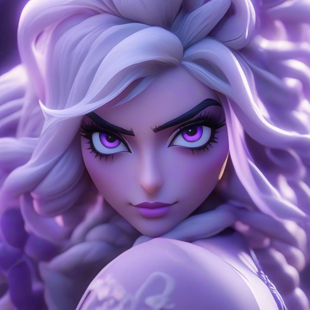  Create an anime avatar of a girl with purple background and white hair. hyperrealistic, full body, detailed clothing, highly detailed, cinematic lighting, stunningly beautiful, intricate, sharp focus, f/1. 8, 85mm, (centered image composition), (professionally color graded), ((bright soft diffused light)), volumetric fog, trending on instagram, trending on tumblr, HDR 4K, 8K