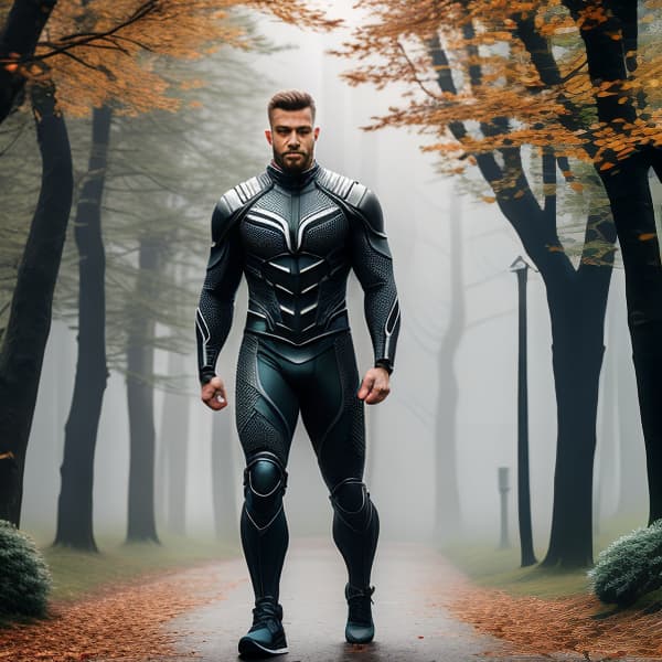  Exercising hyperrealistic, full body, detailed clothing, highly detailed, cinematic lighting, stunningly beautiful, intricate, sharp focus, f/1. 8, 85mm, (centered image composition), (professionally color graded), ((bright soft diffused light)), volumetric fog, trending on instagram, trending on tumblr, HDR 4K, 8K