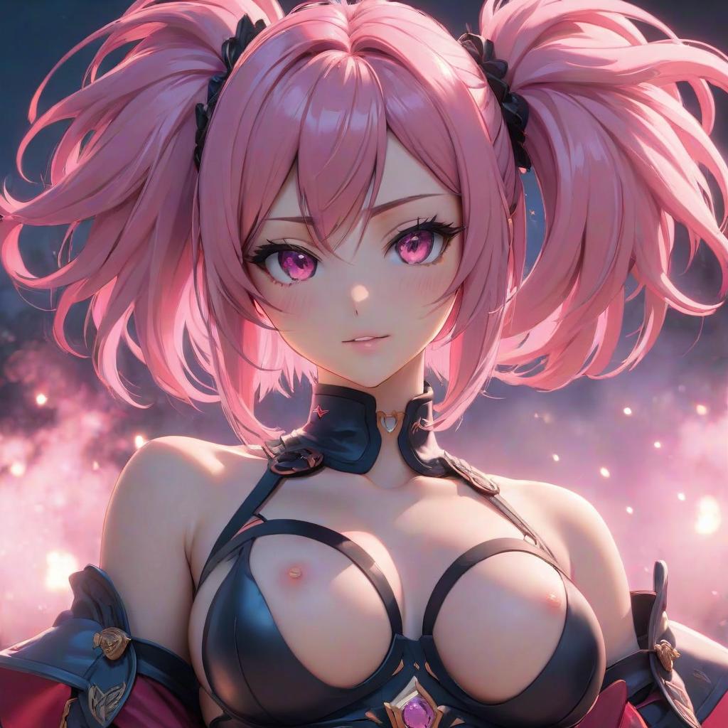  anime artwork Avatar for Discord in anime style with pink hair. . anime style, key visual, vibrant, studio anime, highly detailed hyperrealistic, full body, detailed clothing, highly detailed, cinematic lighting, stunningly beautiful, intricate, sharp focus, f/1. 8, 85mm, (centered image composition), (professionally color graded), ((bright soft diffused light)), volumetric fog, trending on instagram, trending on tumblr, HDR 4K, 8K