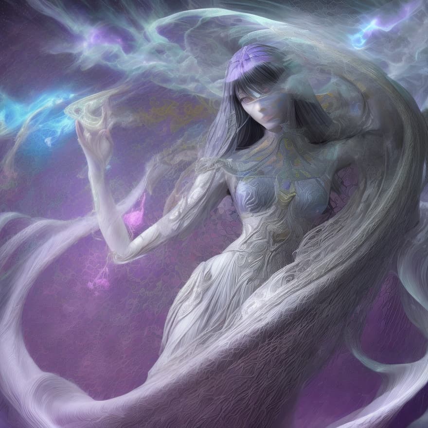  A hyper realistic opal statue of Greek goddesses of dreams ((Oneiros)) Athena with colourful of purple, metallic carvings purple, (((blurred gray background))) in the style of Michael Whelan and Gustave Dore. Hyperdetailed photorealism, 108 megapixels, purple amazing depth, glowing rich colors, powerful imagery, psychedelic" illustration, 3D finalrender, 3d shading, cinematic lighting, artstation concept art, smooth, sharp focus, illustration, art by John Collier and Albert Aublet and Krenz Cushart and Artem Demura and Alphonse Mucha and maya takamura and frank frazetta, 8k, an epic fantasy, Trending on artstation. GTA cover art. Digital art. Highly detailed. Octane render. " beautiful light. By Makoto Shinkai, Ilya Kuvshinov, WLOP,, Ultr