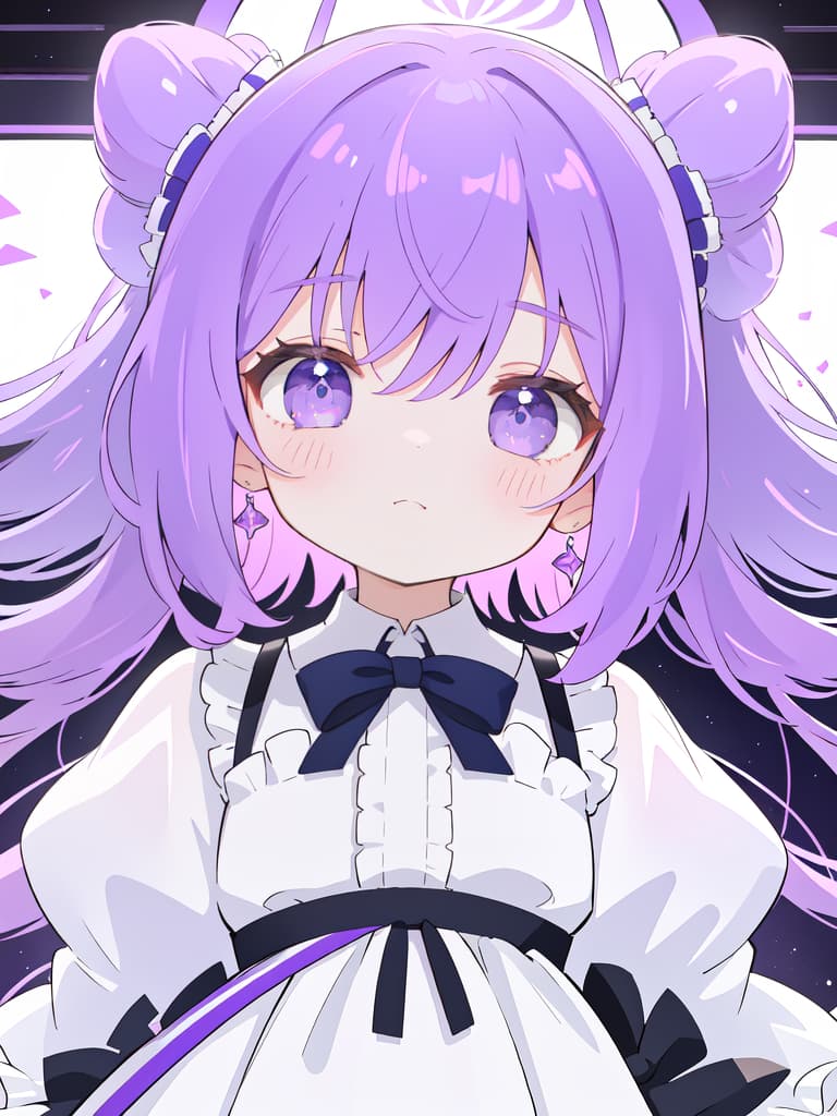  A cute girl with thin purple hairA cute girl with, masterpiece, best quality,8k,ultra detailed,high resolution,an extremely delicate and beautiful,hyper detail