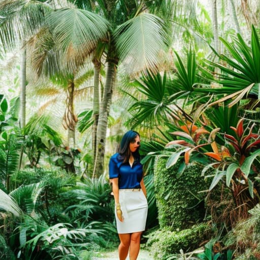 analog style Tropical Paradise hyperrealistic, full body, detailed clothing, highly detailed, cinematic lighting, stunningly beautiful, intricate, sharp focus, f/1. 8, 85mm, (centered image composition), (professionally color graded), ((bright soft diffused light)), volumetric fog, trending on instagram, trending on tumblr, HDR 4K, 8K