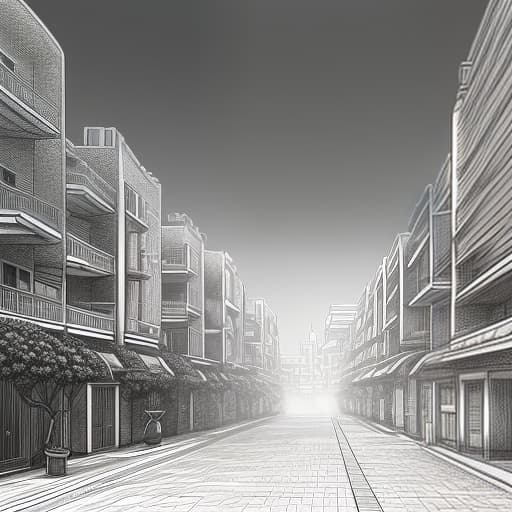 dvarchmodern Fantasy world. There is a large and developed village, but in the center of this village stands a high (100 floors) and round tower., (Manga Style, Yusuke Murata, Satoshi Kon, Ken Sugimori, Hiromu Arakawa), Pencil drawing, (B&W:1.2), Low detail, sketch, concept art, Anime style, line art, webtoon, manhua, chalk, hand drawn, defined lines, simple shades, simplistic, manga page, minimalistic, High contrast, Precision artwork, Linear compositions, Scalable artwork, Digital art, High Contrast Shadows hyperrealistic, full body, detailed clothing, highly detailed, cinematic lighting, stunningly beautiful, intricate, sharp focus, f/1. 8, 85mm, (centered image composition), (professionally color graded), ((bright soft diffused light)), volumetric fog, trending on instagram, trending on tumblr, HDR 4K, 8K