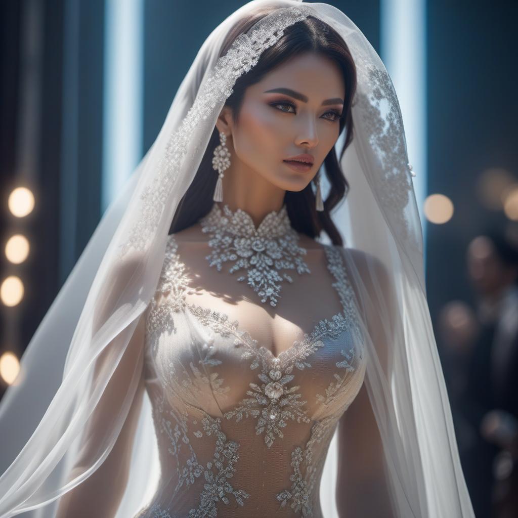   in see thru clothes pretty ((s shown under the clothes)), ((3D)) hyperrealistic, full body, detailed clothing, highly detailed, cinematic lighting, stunningly beautiful, intricate, sharp focus, f/1. 8, 85mm, (centered image composition), (professionally color graded), ((bright soft diffused light)), volumetric fog, trending on instagram, trending on tumblr, HDR 4K, 8K