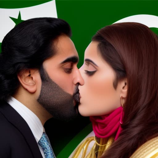  pakistan as male, Saudi as Female, Kiss