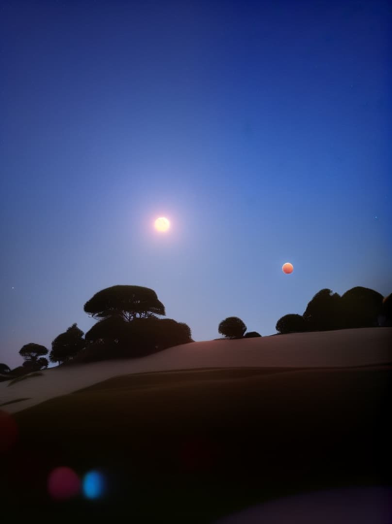 wa-vy style wa-vy style, huge planets setting on thr horizon , high quality, highly detailed, cinematic lighting, intricate, sharp focus, f/1. 8, 85mm, (centered image composition), (professionally color graded), ((bright soft diffused light)), trending on instagram, HDR 4K, 8K