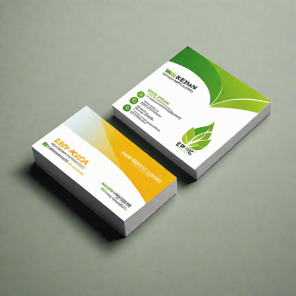  Design a business card for William Redman, an Energy Auditor at Epic Home Solutions. The design should have a lighter yellow and green theme. Include a logo with a lightbulb and a picture of a shower head spraying down on a power strip at the bottom. The information included should be: Name: William Redman Phone: 443-790-3334 Email: b.Redman@green-energy360.com Company Name: Epic Home Solutions Title: Energy Auditor Subtitle: BPI certified in helping rebuilding and lowering cost of your energy usage Additional Info: Participating contractors of Potomac Edison and BGE Exelon. The design should be modern and professional, highlighting the green and energy-efficient theme. hyperrealistic, full body, detailed clothing, highly detailed, cinematic lighting, stunningly beautiful, intricate, sharp focus, f/1. 8, 85mm, (centered image composition), (professionally color graded), ((bright soft diffused light)), volumetric fog, trending on instagram, trending on tumblr, HDR 4K, 8K