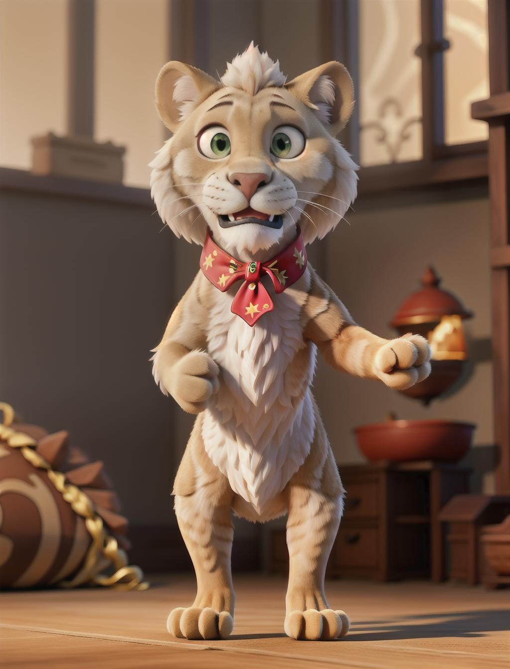  Cartoon Lion waving a Philippines flag with thumbs up hyperrealistic, full body, detailed clothing, highly detailed, cinematic lighting, stunningly beautiful, intricate, sharp focus, f/1. 8, 85mm, (centered image composition), (professionally color graded), ((bright soft diffused light)), volumetric fog, trending on instagram, trending on tumblr, HDR 4K, 8K