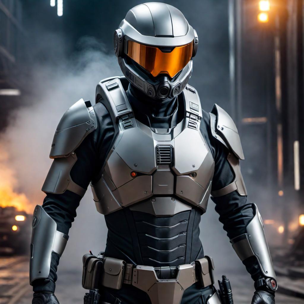  Create an image of a spy agent in tactical armor. The agent should be wearing a futuristic tactical suit with advanced technology gadgets. The background should have a high-tech, secret underground facility with monitors displaying surveillance feeds. hyperrealistic, full body, detailed clothing, highly detailed, cinematic lighting, stunningly beautiful, intricate, sharp focus, f/1. 8, 85mm, (centered image composition), (professionally color graded), ((bright soft diffused light)), volumetric fog, trending on instagram, trending on tumblr, HDR 4K, 8K