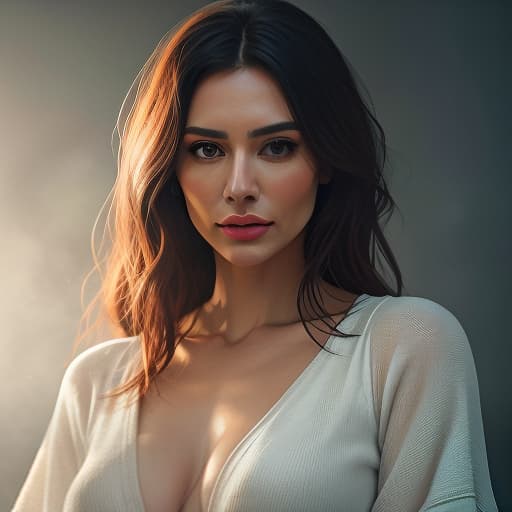  A woman, with a haggard look on her face. hyperrealistic, full body, detailed clothing, highly detailed, cinematic lighting, stunningly beautiful, intricate, sharp focus, f/1. 8, 85mm, (centered image composition), (professionally color graded), ((bright soft diffused light)), volumetric fog, trending on instagram, trending on tumblr, HDR 4K, 8K