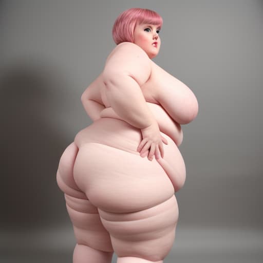  Fat chubby old , high heels pink, back view, BBW, standing, wide waist, full body view, 18 inch high platform shoes, pink shoes, not over, extremely obese, giant gaping , SSBBW, short hair, large head, under , standing straight pose, waist, very wide hips, , fat arms, mega fat, fat, skin, immobile, not over , standing stiff, ultra SSBBW, very wide waist, fit whole body to screen, standing upright always, no side angle views, mega heavyweight, 20 inch high heels pink, short bobcut hair, short hair, closed eyes, caucasian, fat , low angle front view, , , gigantic opening, eyelids closed, no head turns, gigantic , mi