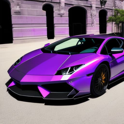  Purple Lamborghini