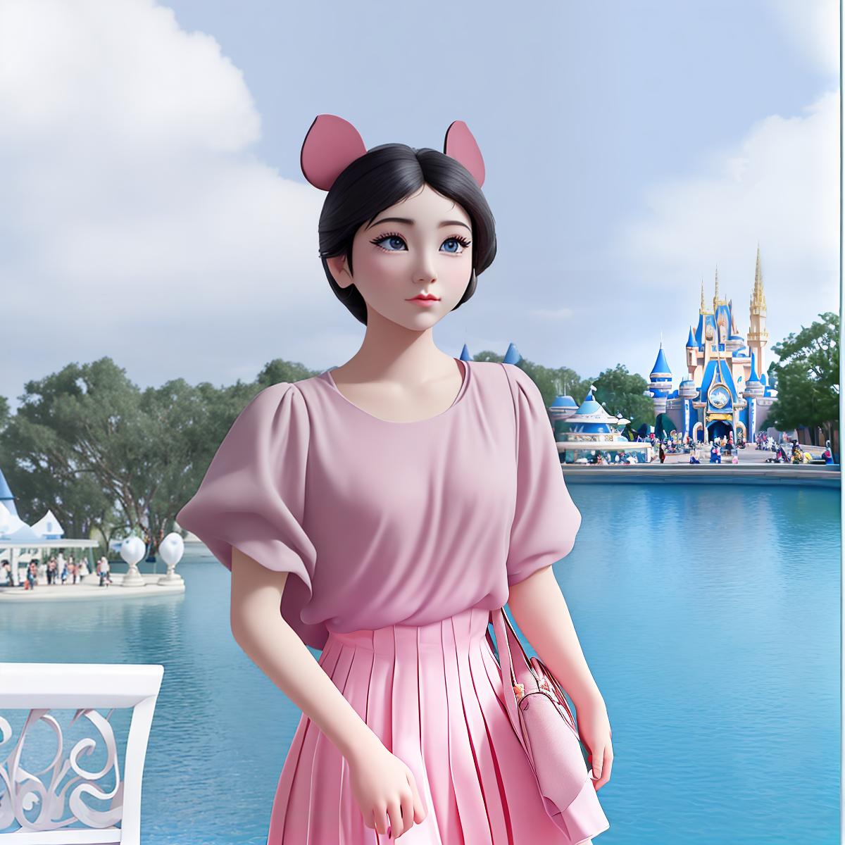  modern disney style, happiness