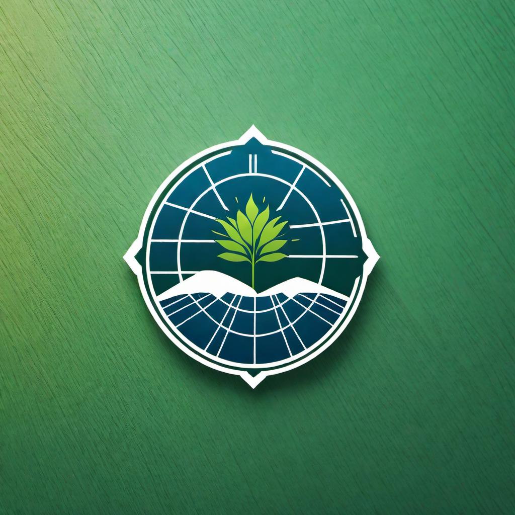  A modern, clean logo for a solar panel maintenance company named 'Solar-Klean', similar in design to the provided image. The logo should incorporate stylized solar panels with shades of green and blue, emphasizing sustainability and eco-friendliness. Minimalistic elements that highlight a tech-savvy and modern look should be included. hyperrealistic, full body, detailed clothing, highly detailed, cinematic lighting, stunningly beautiful, intricate, sharp focus, f/1. 8, 85mm, (centered image composition), (professionally color graded), ((bright soft diffused light)), volumetric fog, trending on instagram, trending on tumblr, HDR 4K, 8K