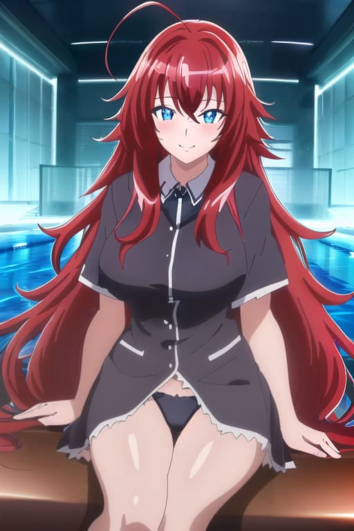  ,ful smile,black ,cameltoe,age,teacher,clroom,sitting on table,high definition,realistic,anime style, ,masterpiece, best quality, 1women, long red hair, looking at viewer, :3, cute, black uniform, outdoors, streets, cowboy shot, curvy, (((blue eyes))), rias gremory, red hair, antenna hair, wavy hair, ((beautiful detailed eyes, beautiful detailed glow, lots of glow)), anime screencap,women at pool, compeion , black , masterpiece, best quality, high quality, solo