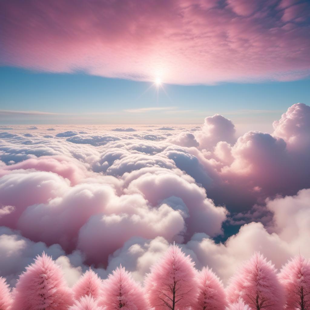  The name 'Amy' written in white amongst pink fluffy clouds. The sky should have a soft, pastel gradient, enhancing the dreamy and serene atmosphere. hyperrealistic, full body, detailed clothing, highly detailed, cinematic lighting, stunningly beautiful, intricate, sharp focus, f/1. 8, 85mm, (centered image composition), (professionally color graded), ((bright soft diffused light)), volumetric fog, trending on instagram, trending on tumblr, HDR 4K, 8K