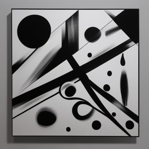  Black and white paintinginmodernart