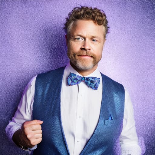 portrait+ style John Schneider queer face