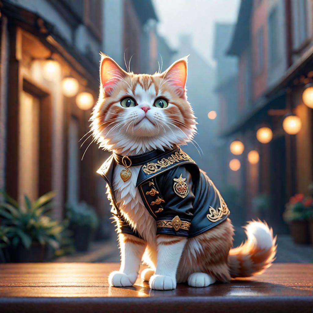  cute cat, stickers, sticker hyperrealistic, full body, detailed clothing, highly detailed, cinematic lighting, stunningly beautiful, intricate, sharp focus, f/1. 8, 85mm, (centered image composition), (professionally color graded), ((bright soft diffused light)), volumetric fog, trending on instagram, trending on tumblr, HDR 4K, 8K