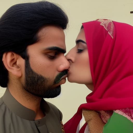  pakistan as male, Oman as Female, Kiss