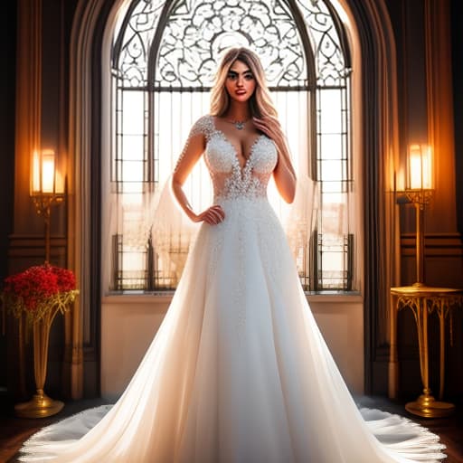  naked bride hyperrealistic, full body, detailed clothing, highly detailed, cinematic lighting, stunningly beautiful, intricate, sharp focus, f/1. 8, 85mm, (centered image composition), (professionally color graded), ((bright soft diffused light)), volumetric fog, trending on instagram, trending on tumblr, HDR 4K, 8K