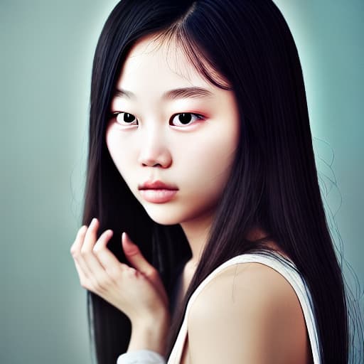  Realistic photography, high-quality 4k digital art Jennie Kim,