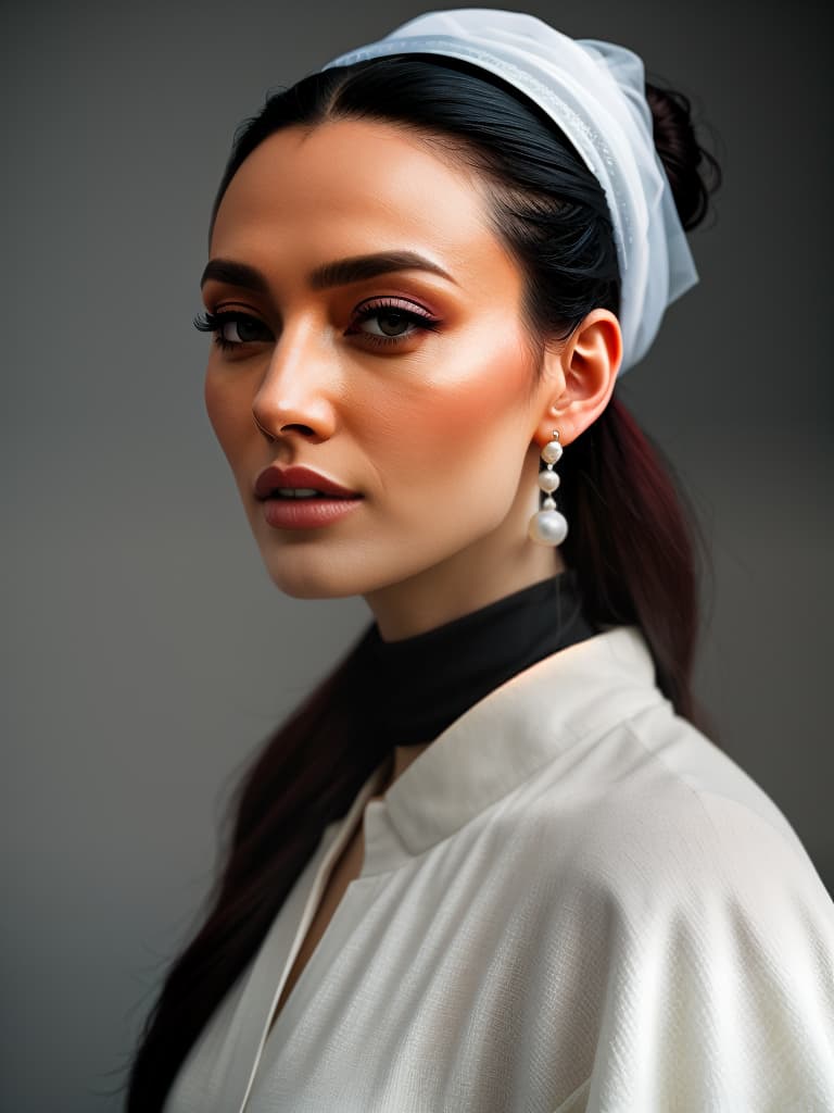  a painting of a girl with a pearl earring <lora:JohannesVermeerXL v1:1> hyperrealistic, full body, detailed clothing, highly detailed, cinematic lighting, stunningly beautiful, intricate, sharp focus, f/1. 8, 85mm, (centered image composition), (professionally color graded), ((bright soft diffused light)), volumetric fog, trending on instagram, trending on tumblr, HDR 4K, 8K