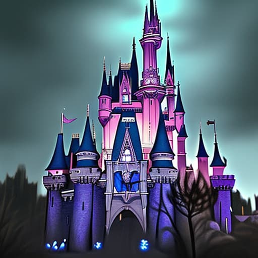  Castle,disneyland, gothic horror, elden ring , colorful