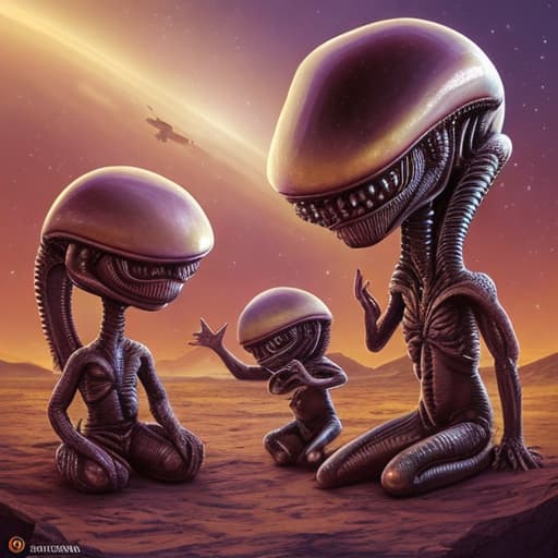  Aliens having golgupa