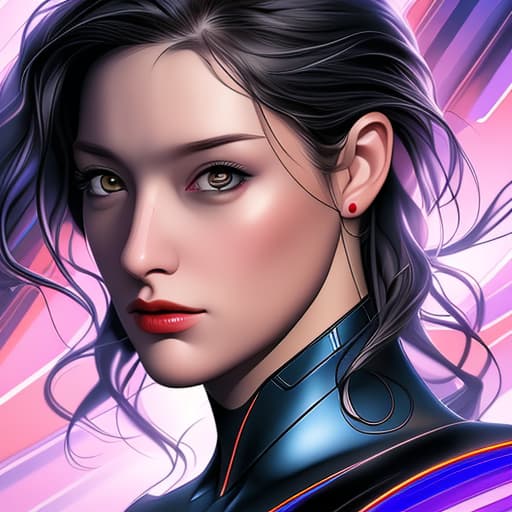  superhero portrait ,digital art work