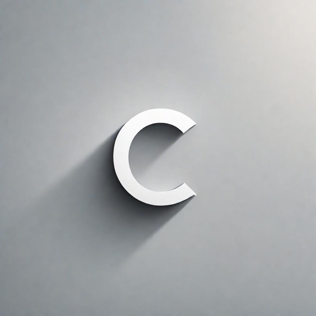  A sleek, modern logo centered around the letter 'C', with clean lines and a minimalist design. The logo should be versatile, suitable for both digital and print use, and use a monochrome color scheme. hyperrealistic, full body, detailed clothing, highly detailed, cinematic lighting, stunningly beautiful, intricate, sharp focus, f/1. 8, 85mm, (centered image composition), (professionally color graded), ((bright soft diffused light)), volumetric fog, trending on instagram, trending on tumblr, HDR 4K, 8K