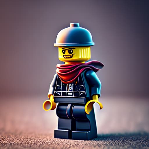  lego cute small gaming character hyperrealistic, full body, detailed clothing, highly detailed, cinematic lighting, stunningly beautiful, intricate, sharp focus, f/1. 8, 85mm, (centered image composition), (professionally color graded), ((bright soft diffused light)), volumetric fog, trending on instagram, trending on tumblr, HDR 4K, 8K