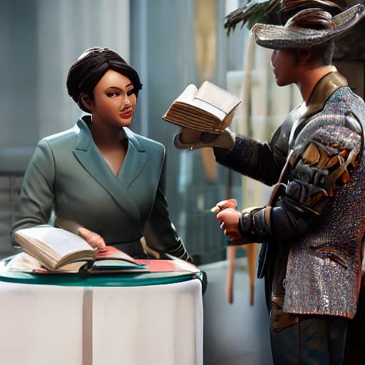  (Tutor teaching a student with books), <lora:3DMM_V12:1>, 3D, highly detailed, 4k, high quality hyperrealistic, full body, detailed clothing, highly detailed, cinematic lighting, stunningly beautiful, intricate, sharp focus, f/1. 8, 85mm, (centered image composition), (professionally color graded), ((bright soft diffused light)), volumetric fog, trending on instagram, trending on tumblr, HDR 4K, 8K