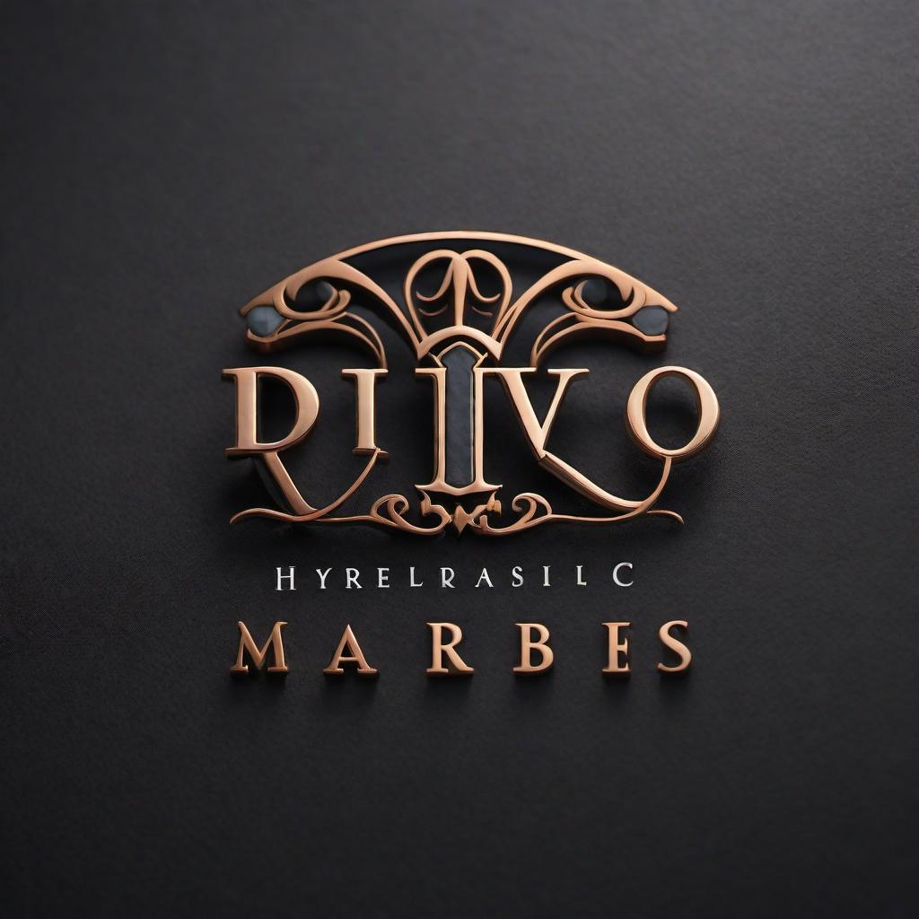  Logo for Divino Marble Co., a stone and marble fabrication company. Elevated, sophisticated, and handcrafted elements. Preferred colors: charcoal, cream, and copper. The word 'Divino' should be in a robust serif font, slightly bigger and bolder or italicized. Include an elegantly stylized stone and a hammer. The company motto 'Precision & Elegance In Every Detail' at the bottom of the logo. hyperrealistic, full body, detailed clothing, highly detailed, cinematic lighting, stunningly beautiful, intricate, sharp focus, f/1. 8, 85mm, (centered image composition), (professionally color graded), ((bright soft diffused light)), volumetric fog, trending on instagram, trending on tumblr, HDR 4K, 8K