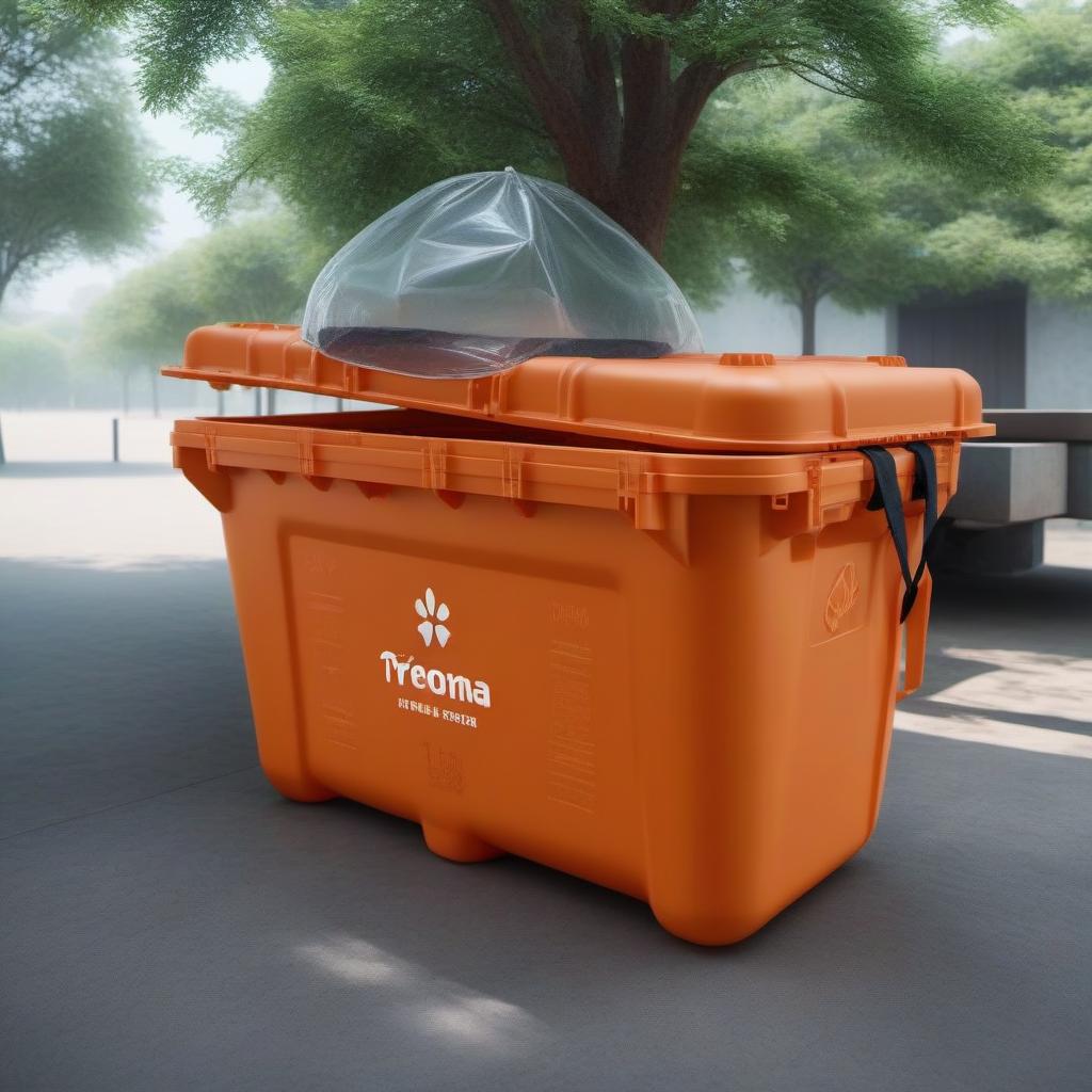  PET bottles are visible from under the container cover hyperrealistic, full body, detailed clothing, highly detailed, cinematic lighting, stunningly beautiful, intricate, sharp focus, f/1. 8, 85mm, (centered image composition), (professionally color graded), ((bright soft diffused light)), volumetric fog, trending on instagram, trending on tumblr, HDR 4K, 8K