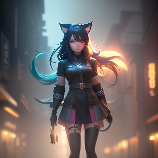  (dark shot:1.4), 80mm, logo, girl with cat ears, anime shop, magic, anime, soft light, sharp, exposure blend, medium shot, bokeh, (hdr:1.4), high contrast, (cinematic, teal and orange:0.85), (muted colors, dim colors, soothing tones:1.3), low saturation, (hyperdetailed:1.2), (noir:0.4) hyperrealistic, full body, detailed clothing, highly detailed, cinematic lighting, stunningly beautiful, intricate, sharp focus, f/1. 8, 85mm, (centered image composition), (professionally color graded), ((bright soft diffused light)), volumetric fog, trending on instagram, trending on tumblr, HDR 4K, 8K