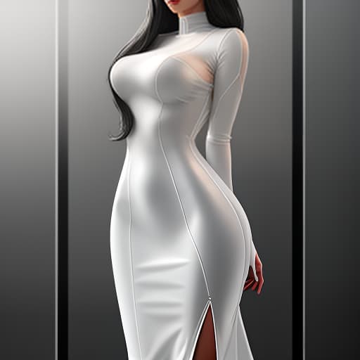  Exceptionally detailed and skillfully sculpted relief of a modern woman with perfect proportions on a glossy porcelain body. She is dressed in a transparent pencil dress. It is a full body photo in the style of hyperrealist, ultra high precision, highly detailed masterpiece. hyperrealistic, full body, detailed clothing, highly detailed, cinematic lighting, stunningly beautiful, intricate, sharp focus, f/1. 8, 85mm, (centered image composition), (professionally color graded), ((bright soft diffused light)), volumetric fog, trending on instagram, trending on tumblr, HDR 4K, 8K