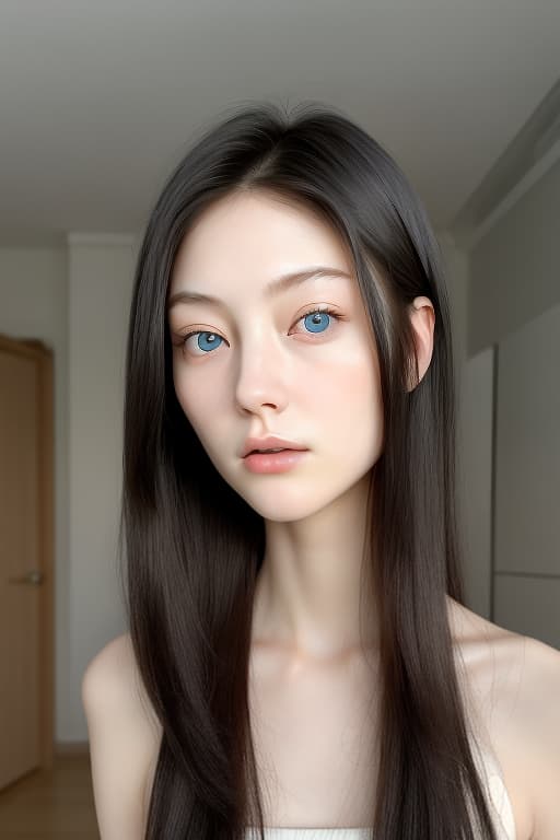  * Jeni Kim is a , 18-20 year * of medium height, thin physique, delicate shapes * The face is oval, with expressive features * Pale, but even * Hair is dark, straight, to the shoulders * Jeni Kim is a , 18-20 year * of medium height, thin physique, delicate shapes * The face is oval, with expressive features * Pale, but even * Hair is dark, straight, to the shoulders * Jenny is a young model, , with a beautiful face, thin body and gentle voice. * She has thin facial features, a small nose and blue eyes. * Black hair falls in waves on the shoulders. * Jenny has a fragile physique with a thin waist and delicate s.